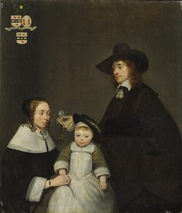The Van Moerkerken Family, c.1653-54 od Gerard ter Borch